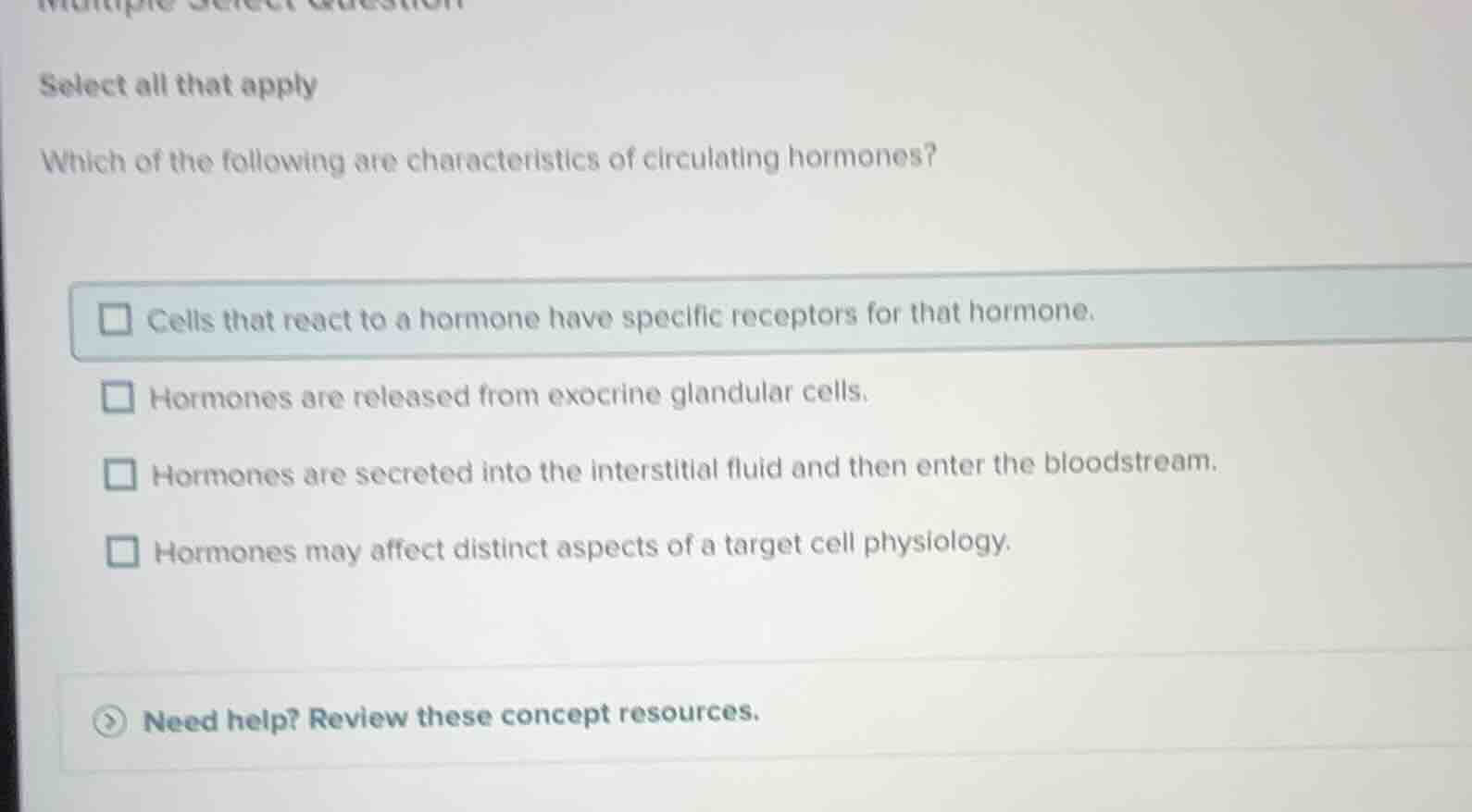 select all that apply which of the following are characteristics of cir…