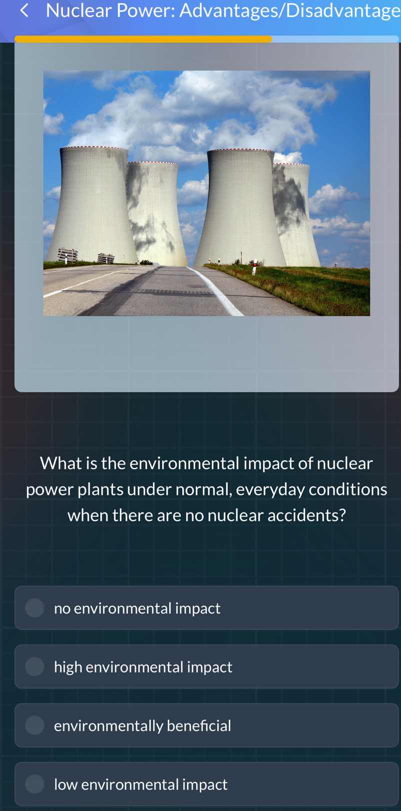 what is the environmental impact of nuclear power plants under normal, …
