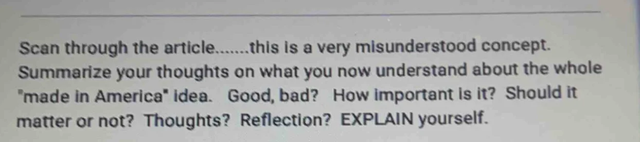 scan through the article.......this is a very misunderstood concept. su…