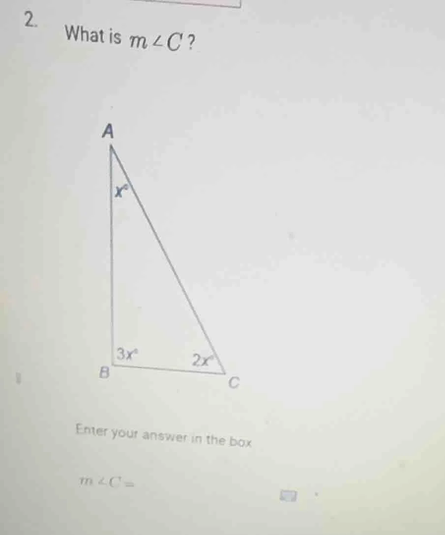 2. what is ( mangle c )? enter your answer in the box ( mangle c = )