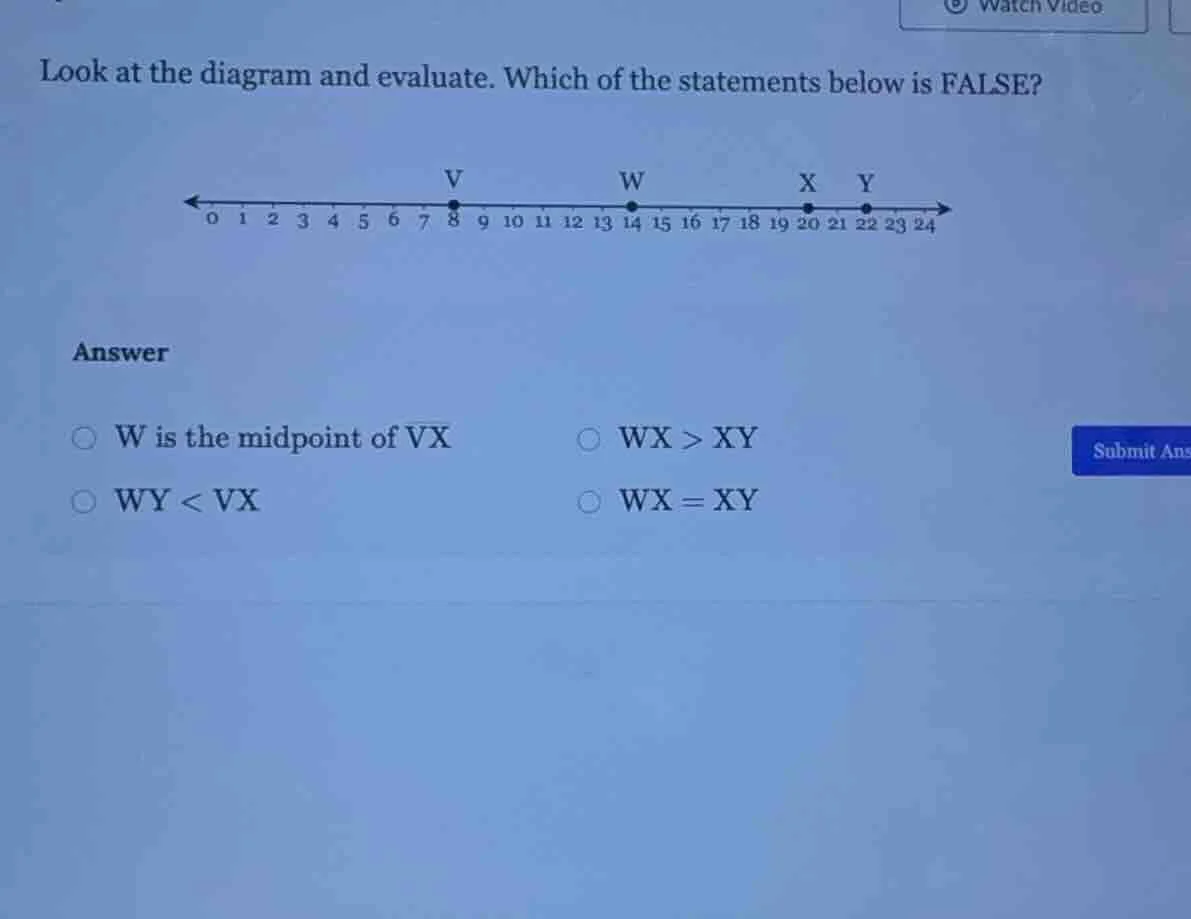 look at the diagram and evaluate. which of the statements below is fals…