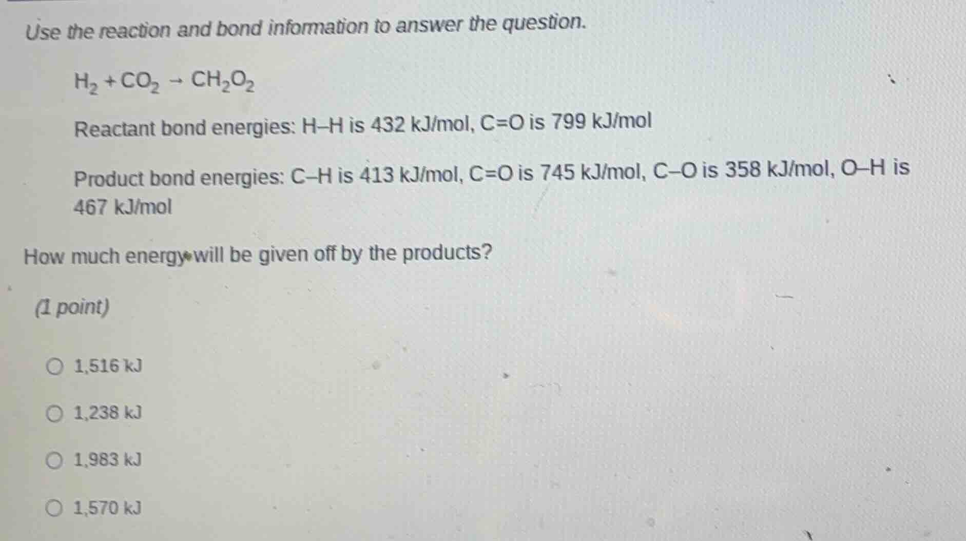 use the reaction and bond information to answer the question. \\(\\ce{h…