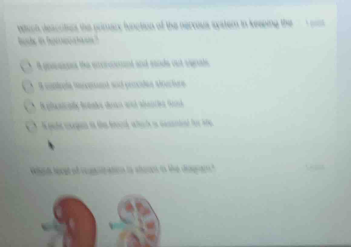 which describes the primary function of the immune system in keeping th…