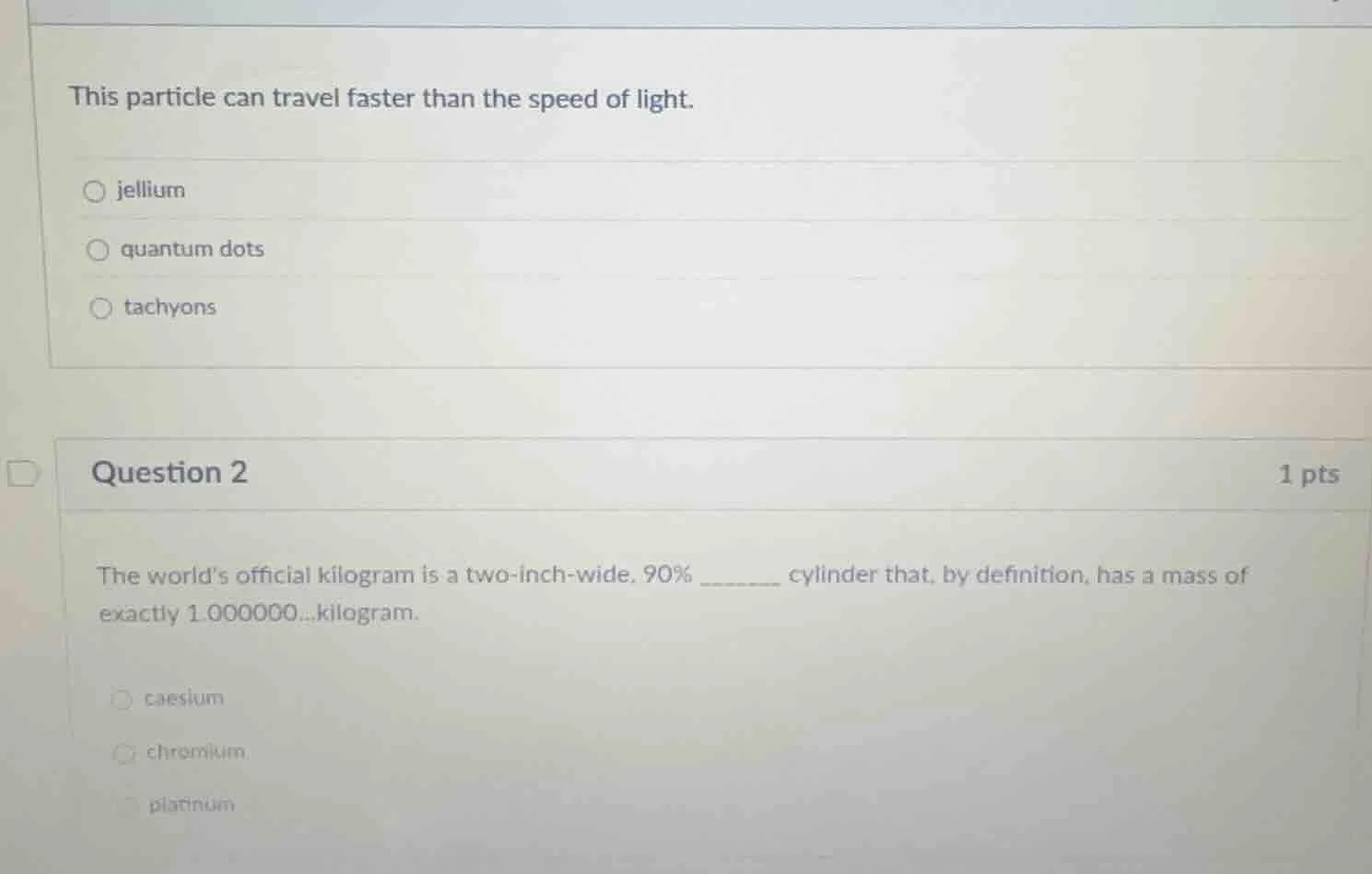 this particle can travel faster than the speed of light. jellium quantu…