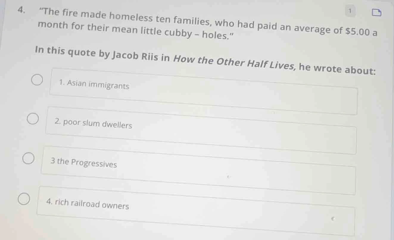 4. “the fire made homeless ten families, who had paid an average of $5.…