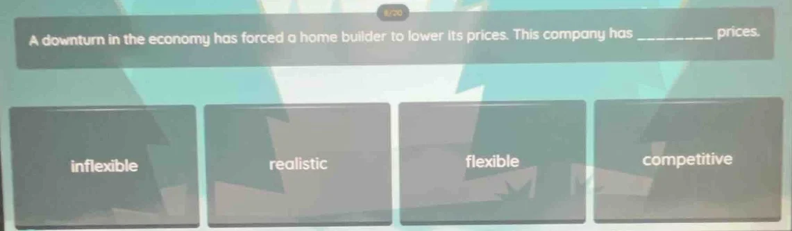 a downturn in the economy has forced a home builder to lower its prices…