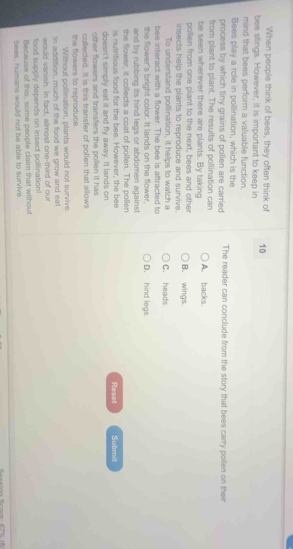 when people think of bees, they often think of bee stings. however, it …