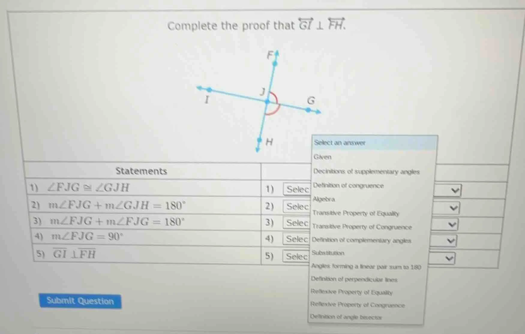 complete the proof that \\(\\overleftrightarrow{gi} \\perp \\overleftri…