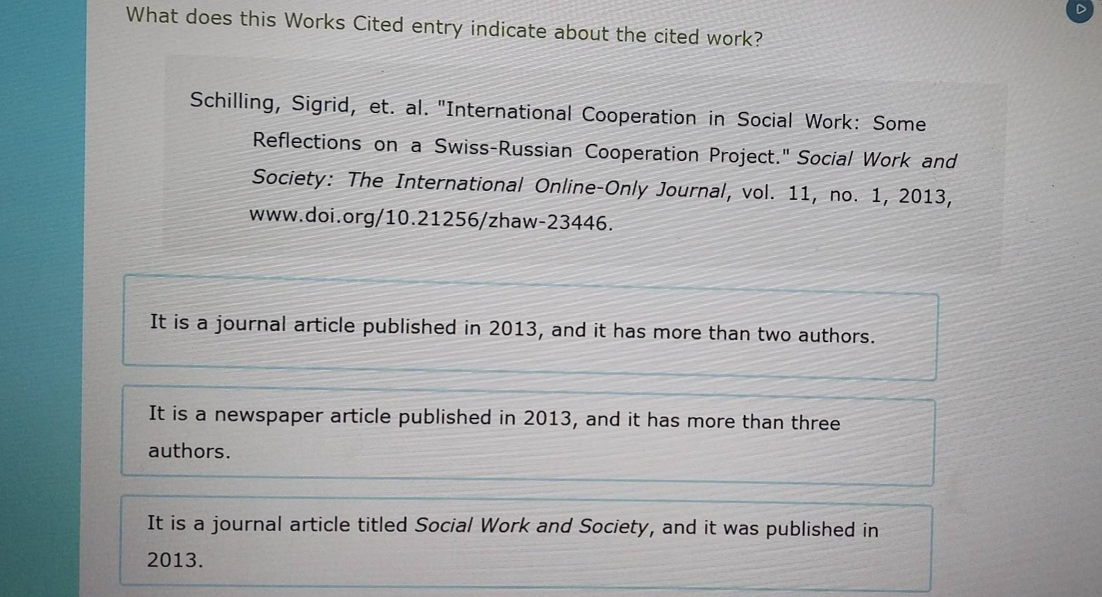 what does this works cited entry indicate about the cited work? schilli…