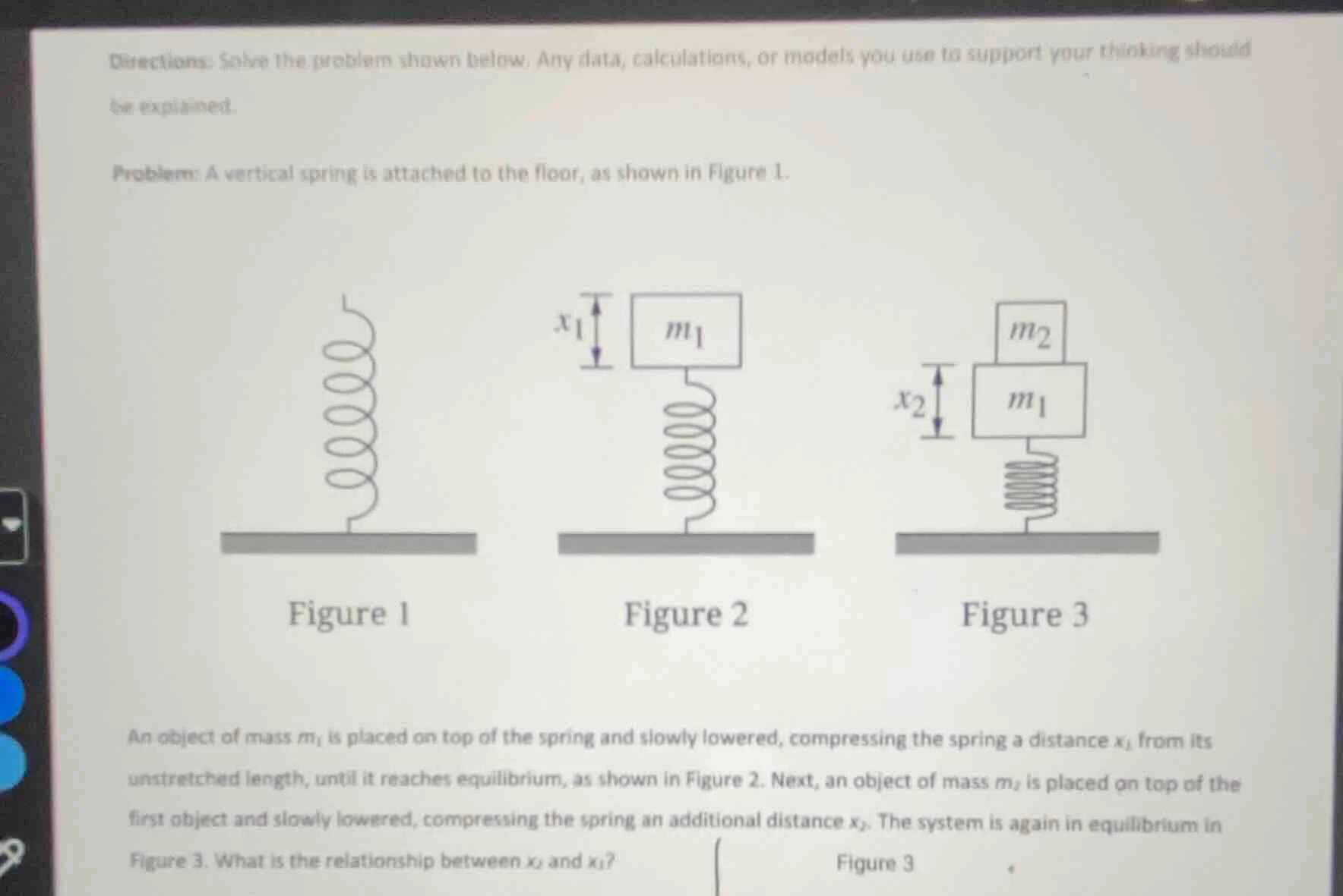 directions: solve the problem shown below. any data, calculations, or m…