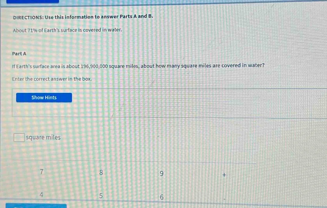 directions: use this information to answer parts a and b. about 71% of …