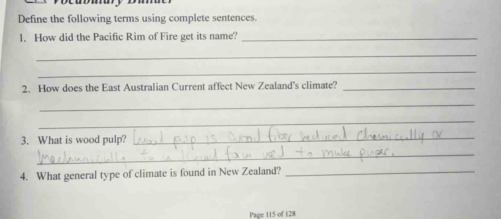 define the following terms using complete sentences. 1. how did the pac…