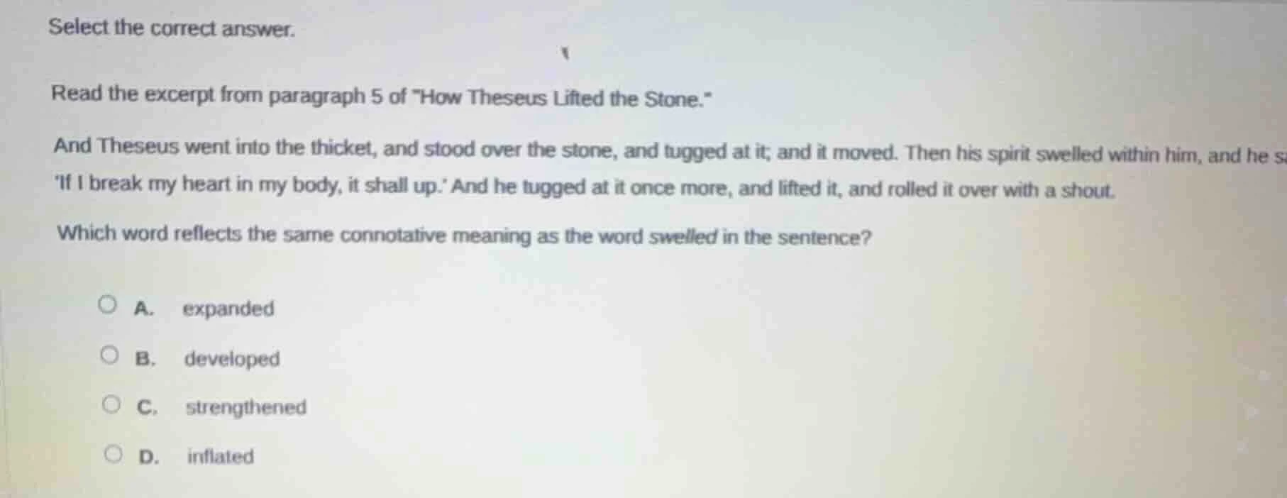 select the correct answer. read the excerpt from paragraph 5 of \how th…