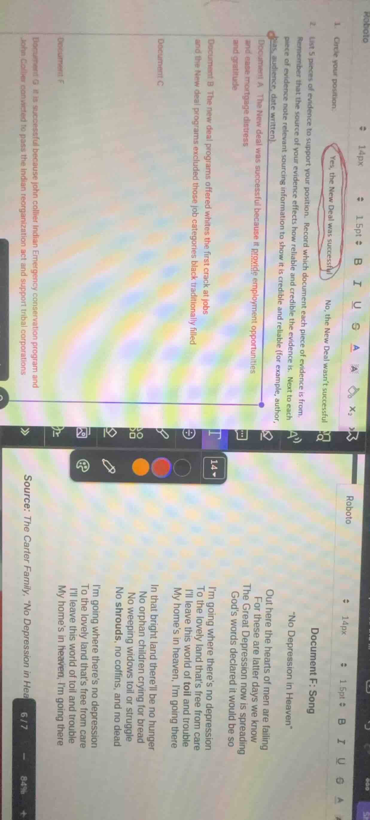 1. circle your position. yes, the new deal was successful no, the new d…