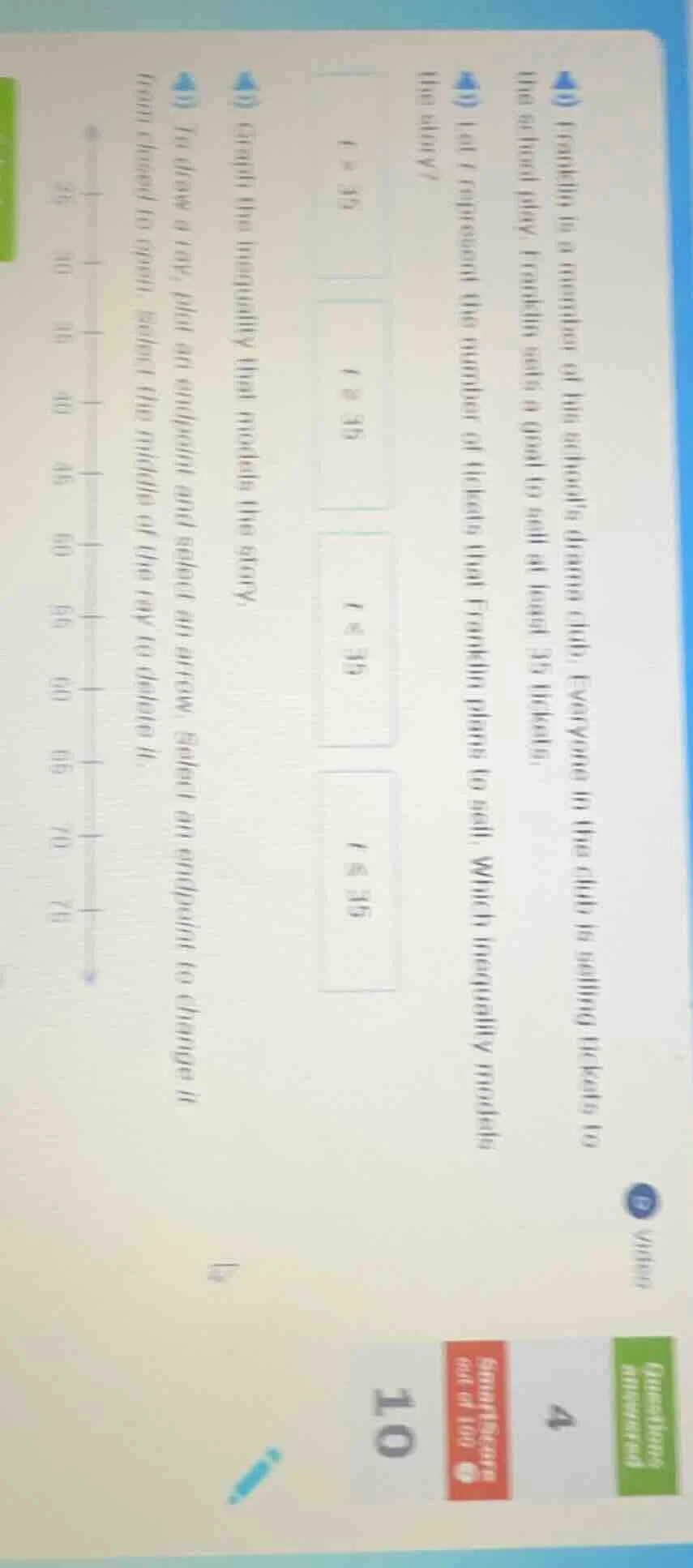 franklin is a member of his schools drama club. everyone in the club is…