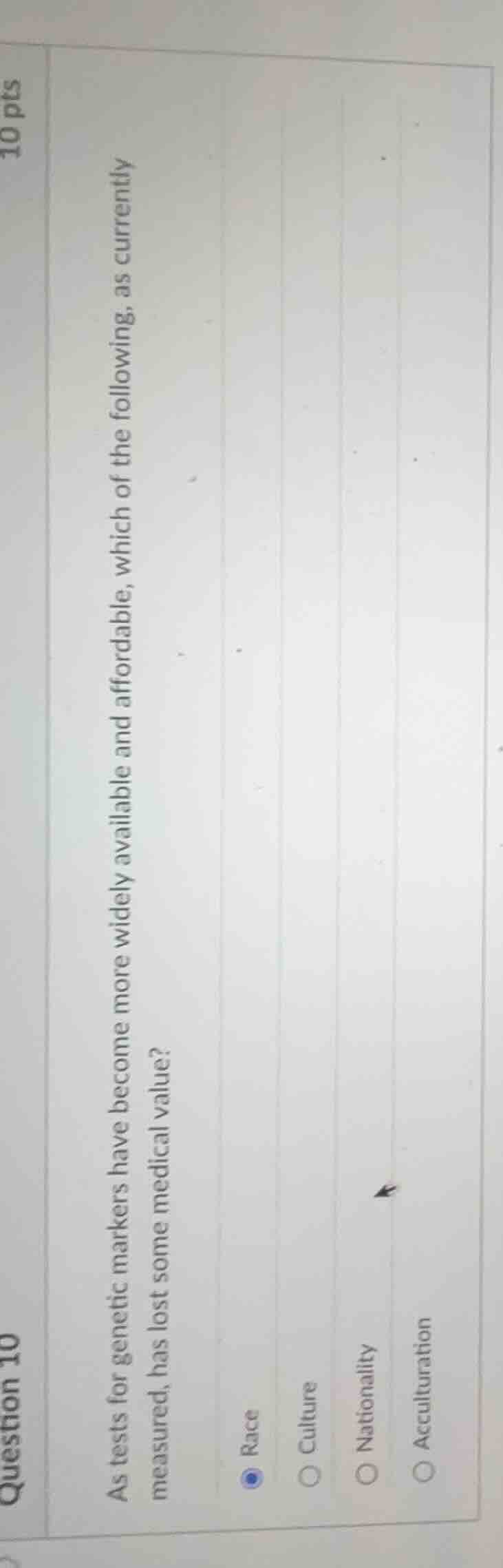 question 10 10 pts as tests for genetic markers have become more widely…