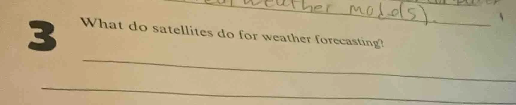 3 what do satellites do for weather forecasting?