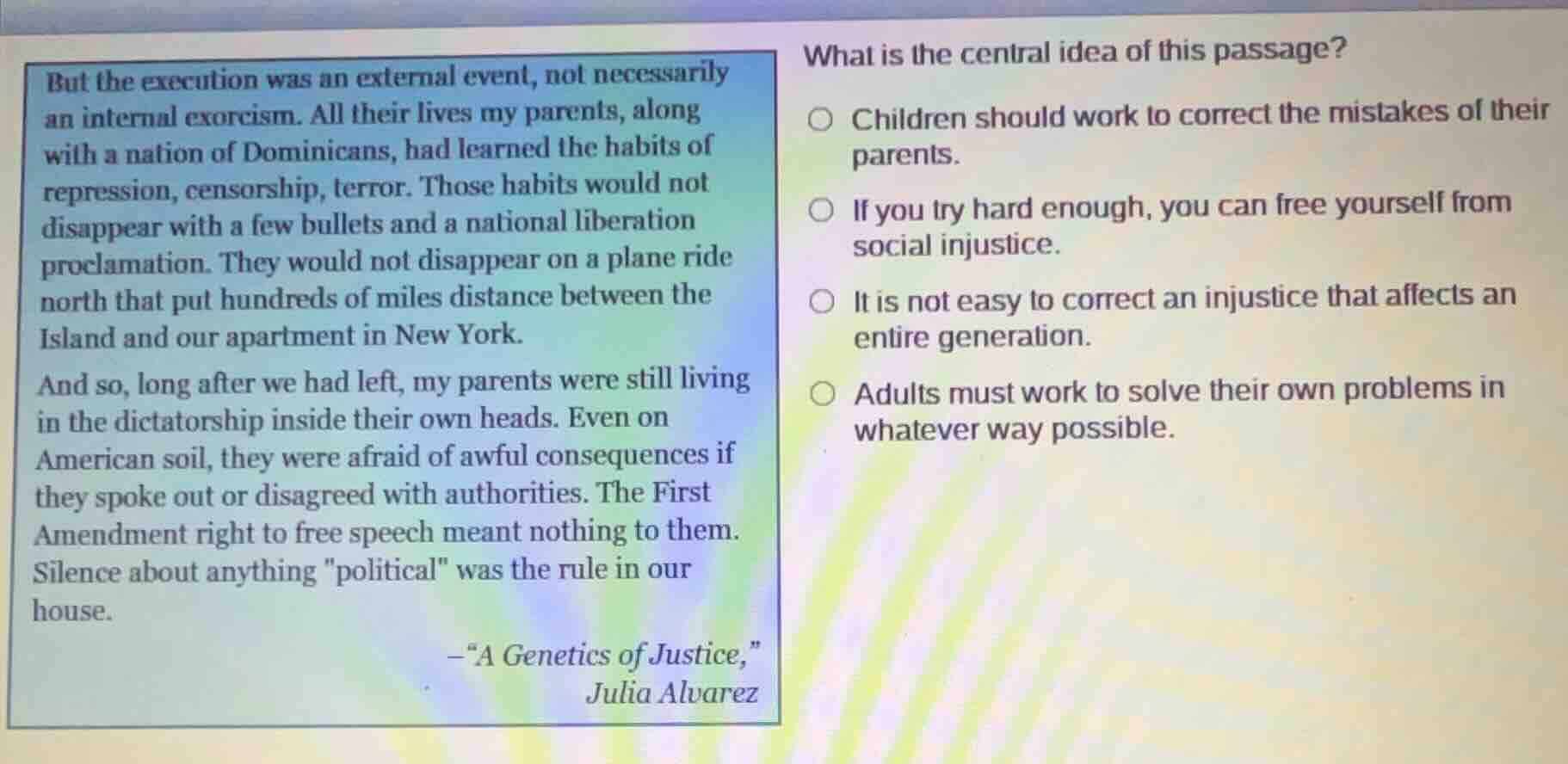 but the execution was an external event, not necessarily an internal ex…