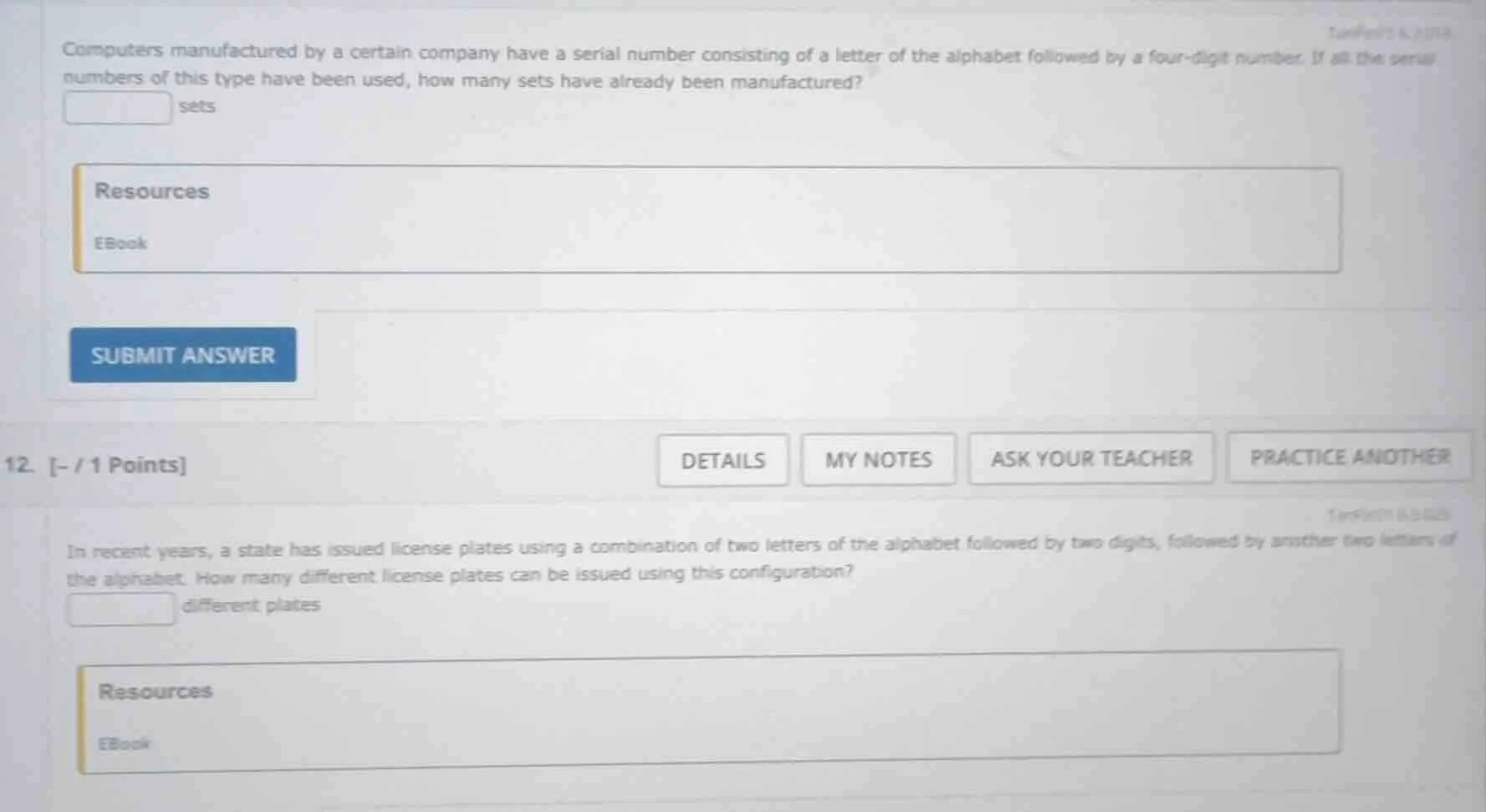 computers manufactured by a certain company have a serial number consis…