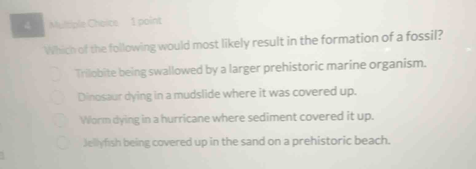 multiple choice 1 point which of the following would most likely result…