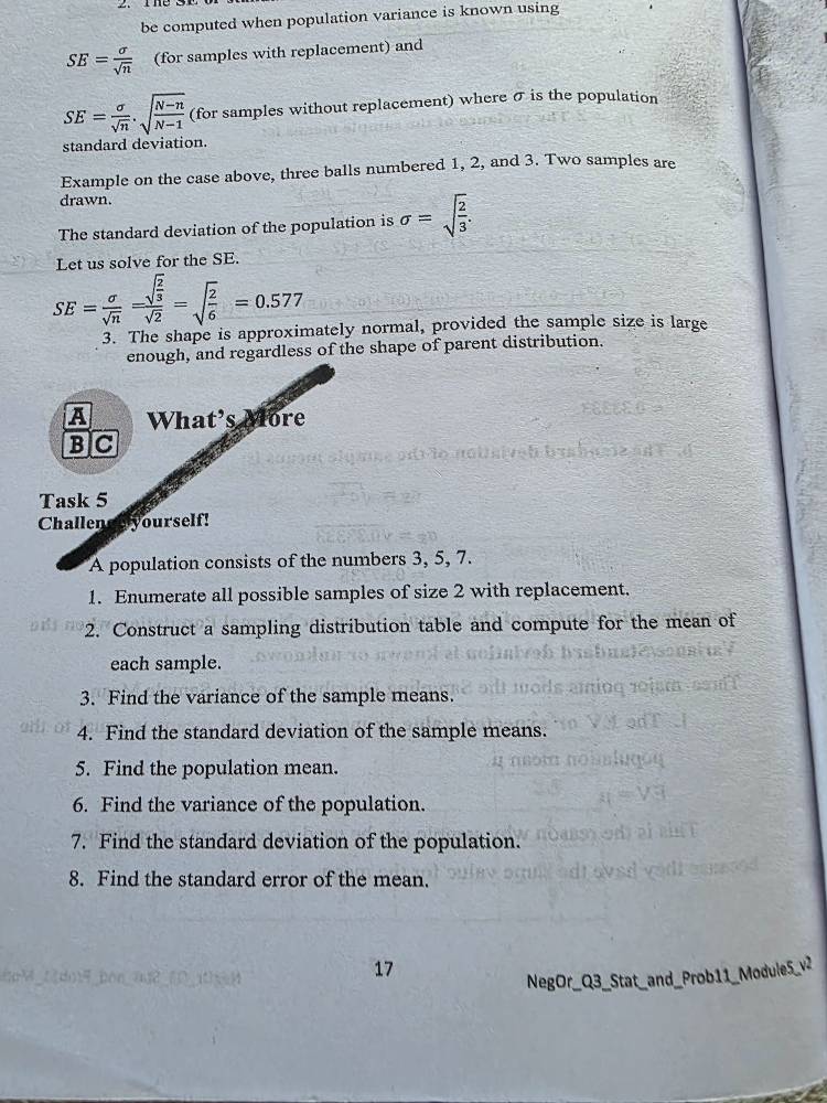 be computed when population variance is known using $se = \\frac{\\sigm…