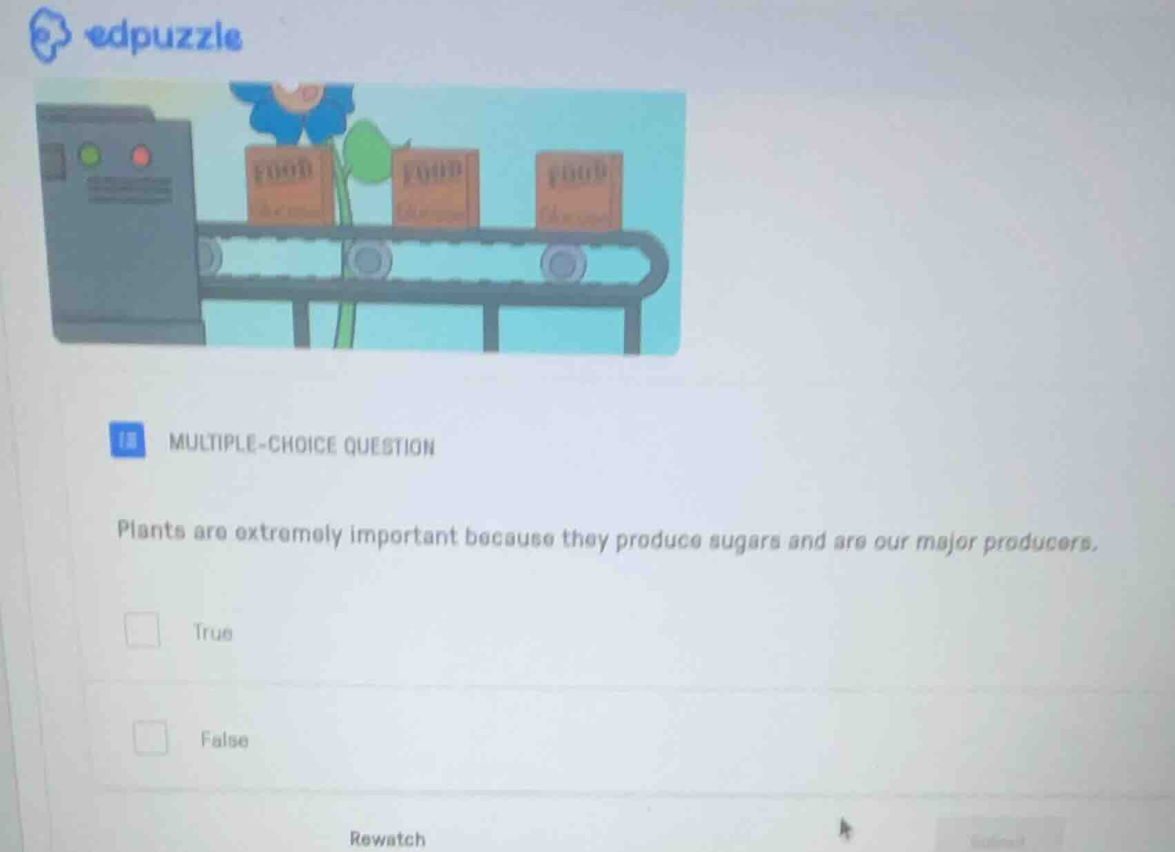 multiple-choice question plants are extremely important because they pr…