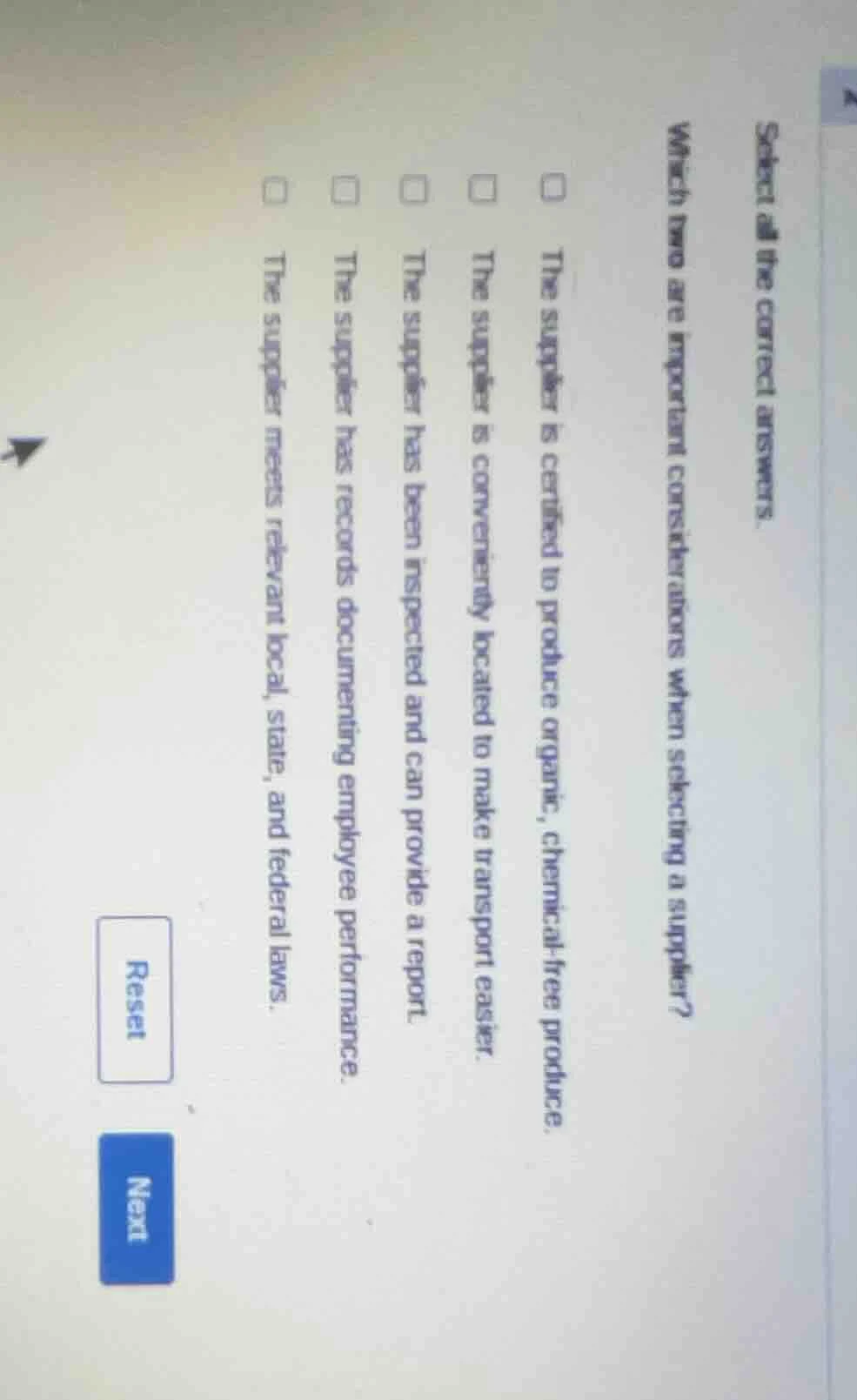 select all the correct answers. which two are important considerations …