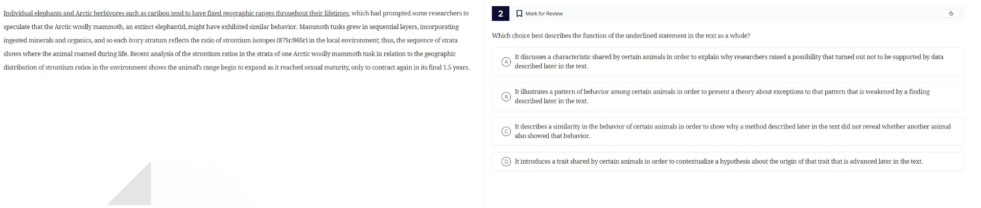 individual elephants and arctic herbivores such as caribou tend to have…