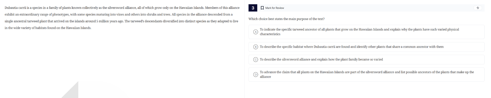 dubautia carrii is a species in a family of plants known collectively a…