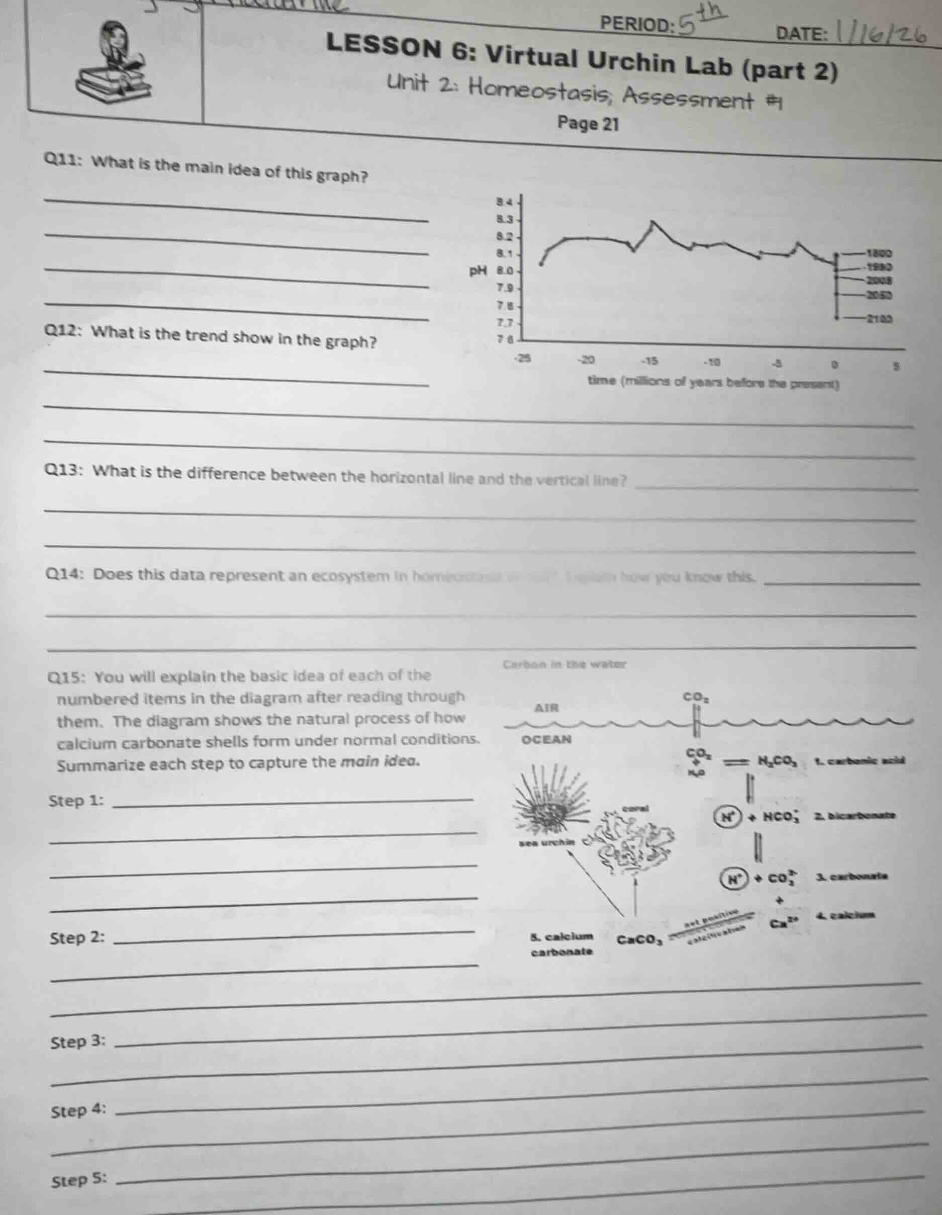 period: 5th date: 11/16/26 lesson 6: virtual urchin lab (part 2) unit 2…