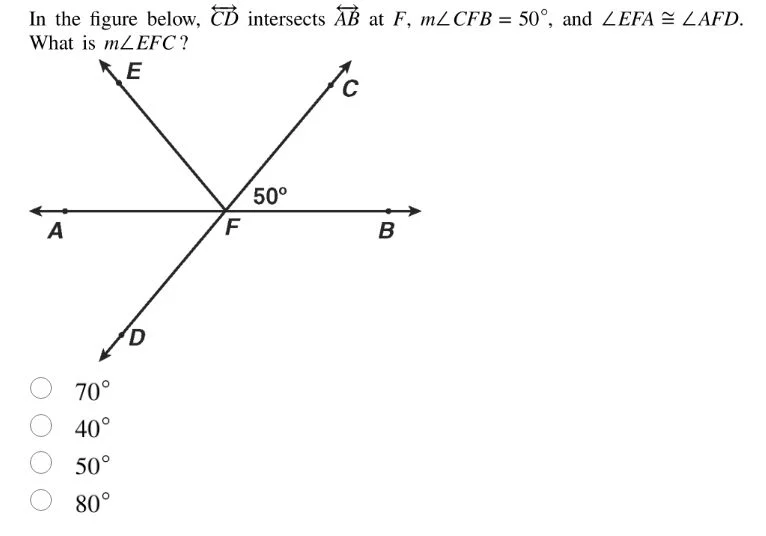 in the figure below, $overleftrightarrow{cd}$ intersects $overleftright…