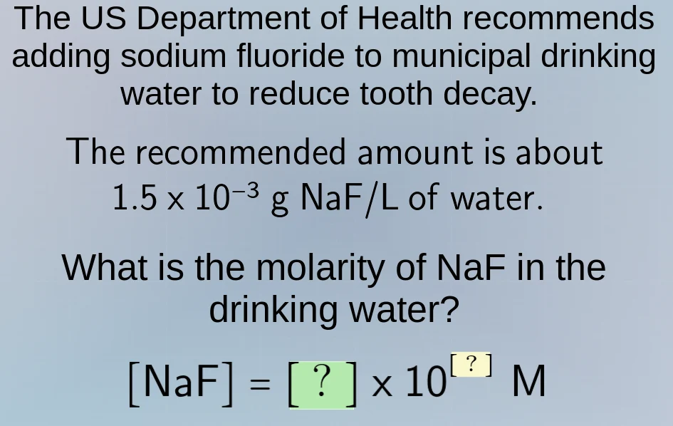 the us department of health recommends adding sodium fluoride to munici…