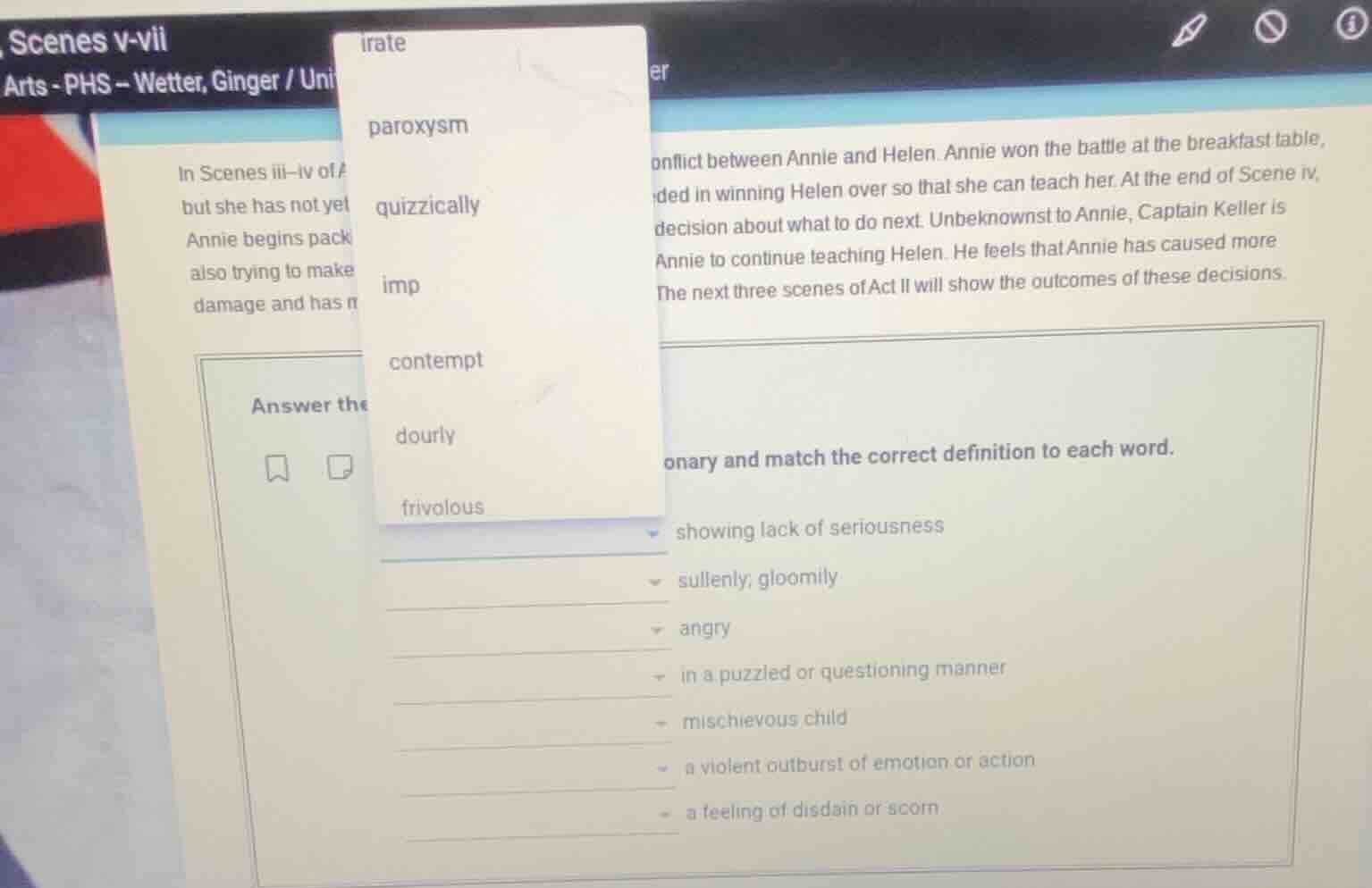 scenes v - vii arts - phs - wetter, ginger / uni in scenes iii–iv of bu…