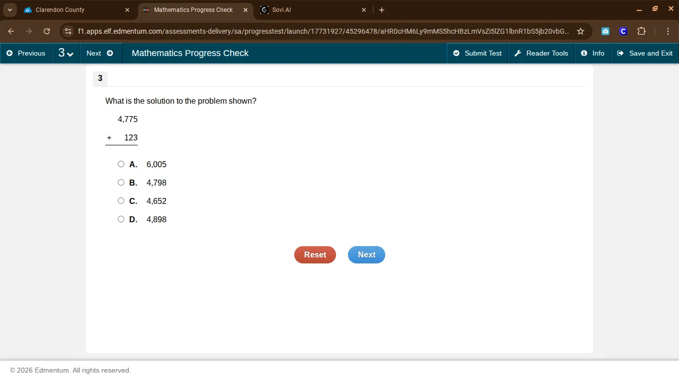 what is the solution to the problem shown? \\(\\begin{array}{r}\\ 4,775…