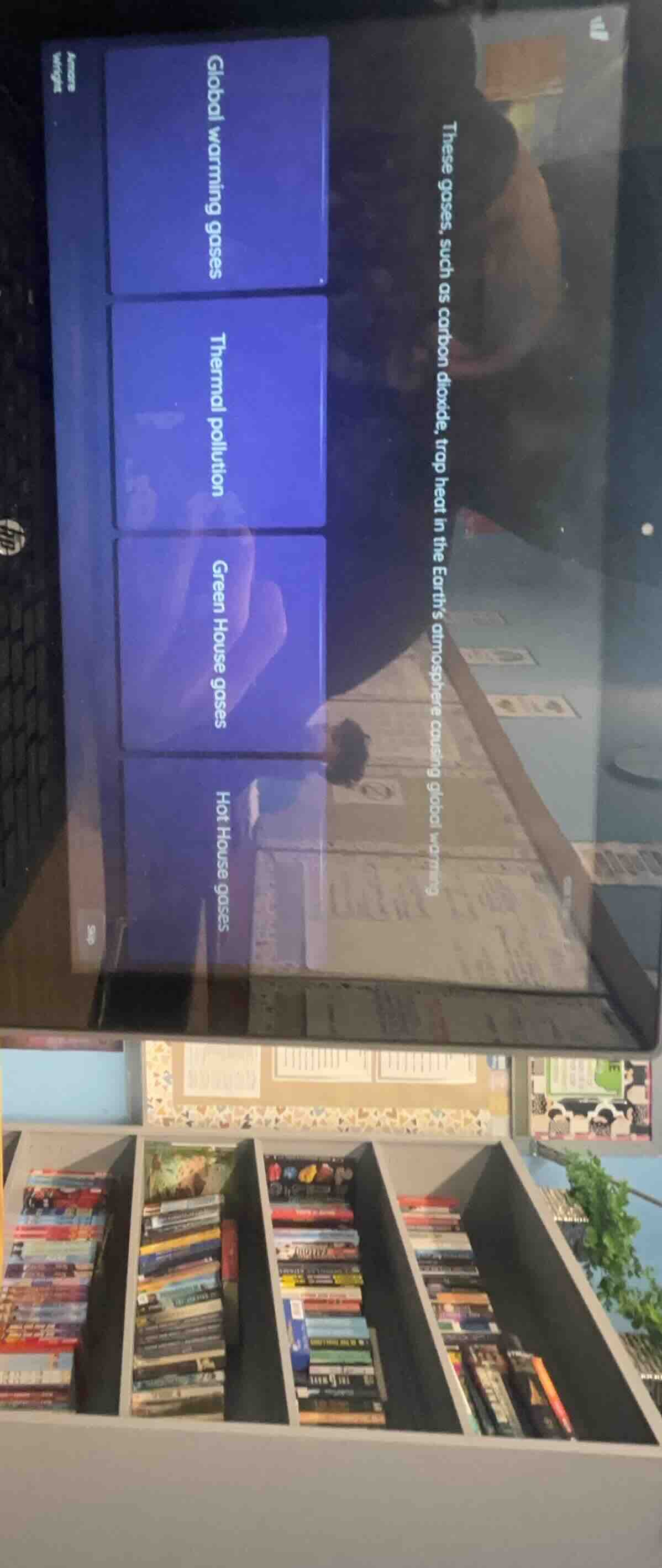 these gases, such as carbon dioxide, trap heat in the earth’s atmospher…