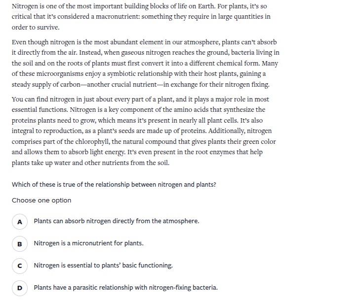 nitrogen is one of the most important building blocks of life on earth.…