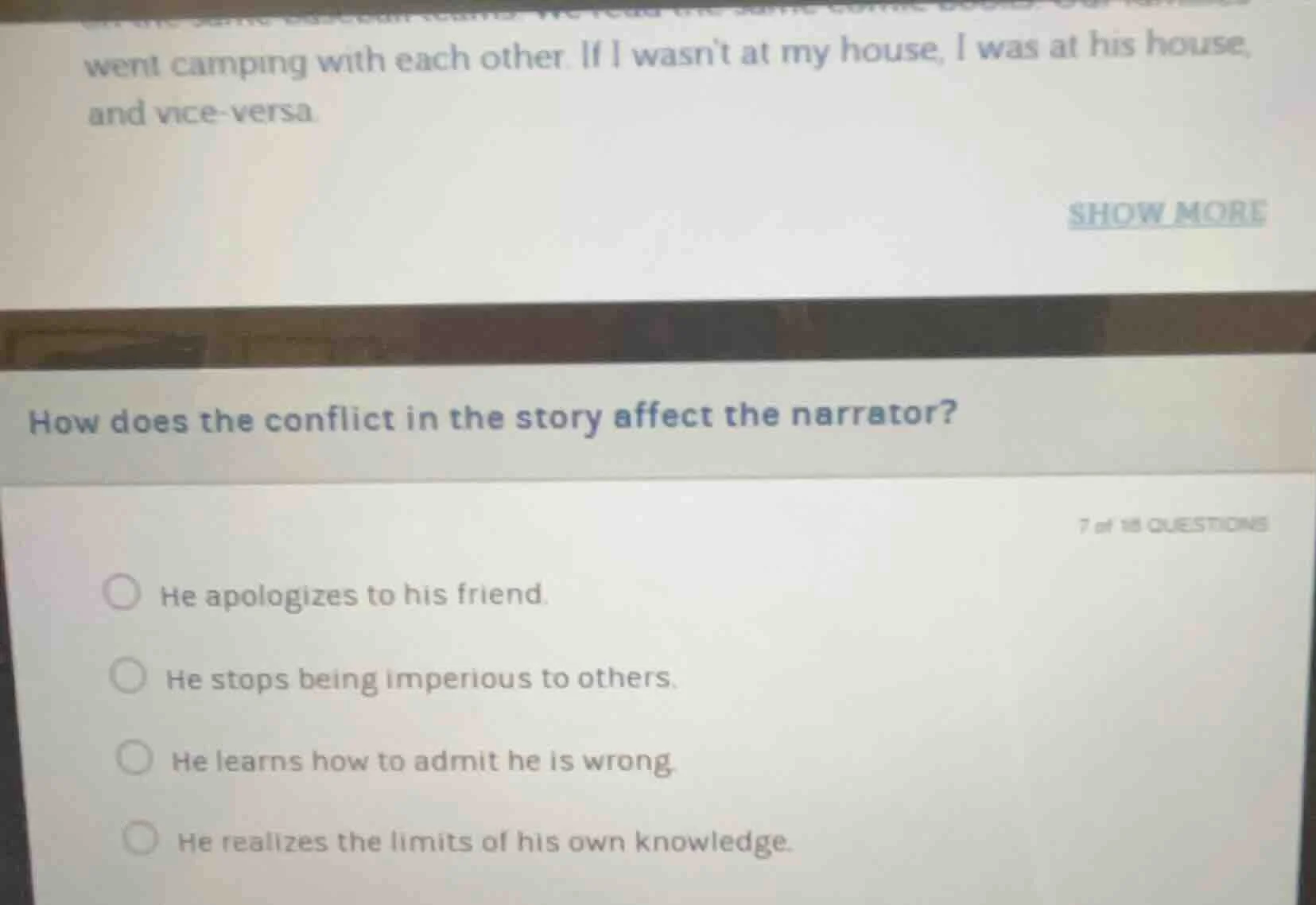 went camping with each other. if i wasnt at my house, i was at his hous…