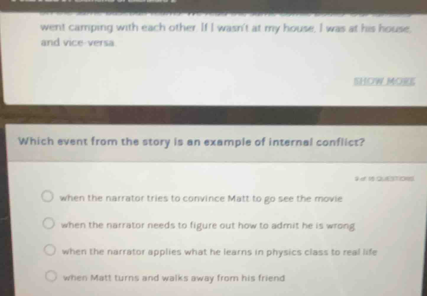 went camping with each other. if i wasnt at my house, i was at his hous…