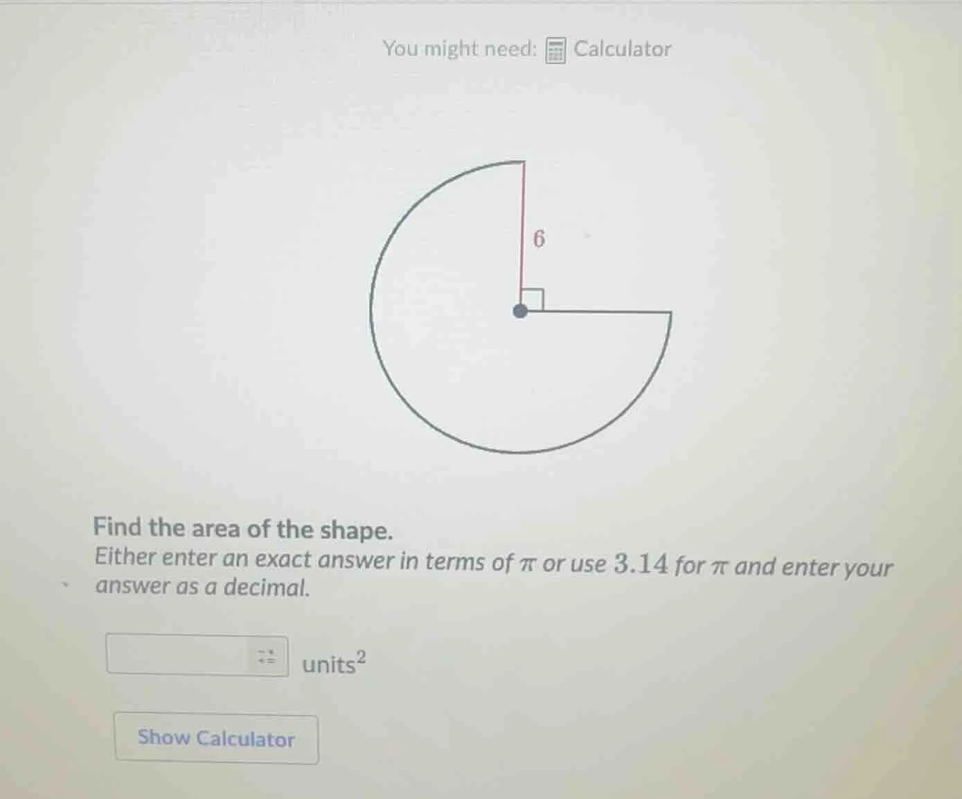 you might need: calculator find the area of the shape. either enter an …