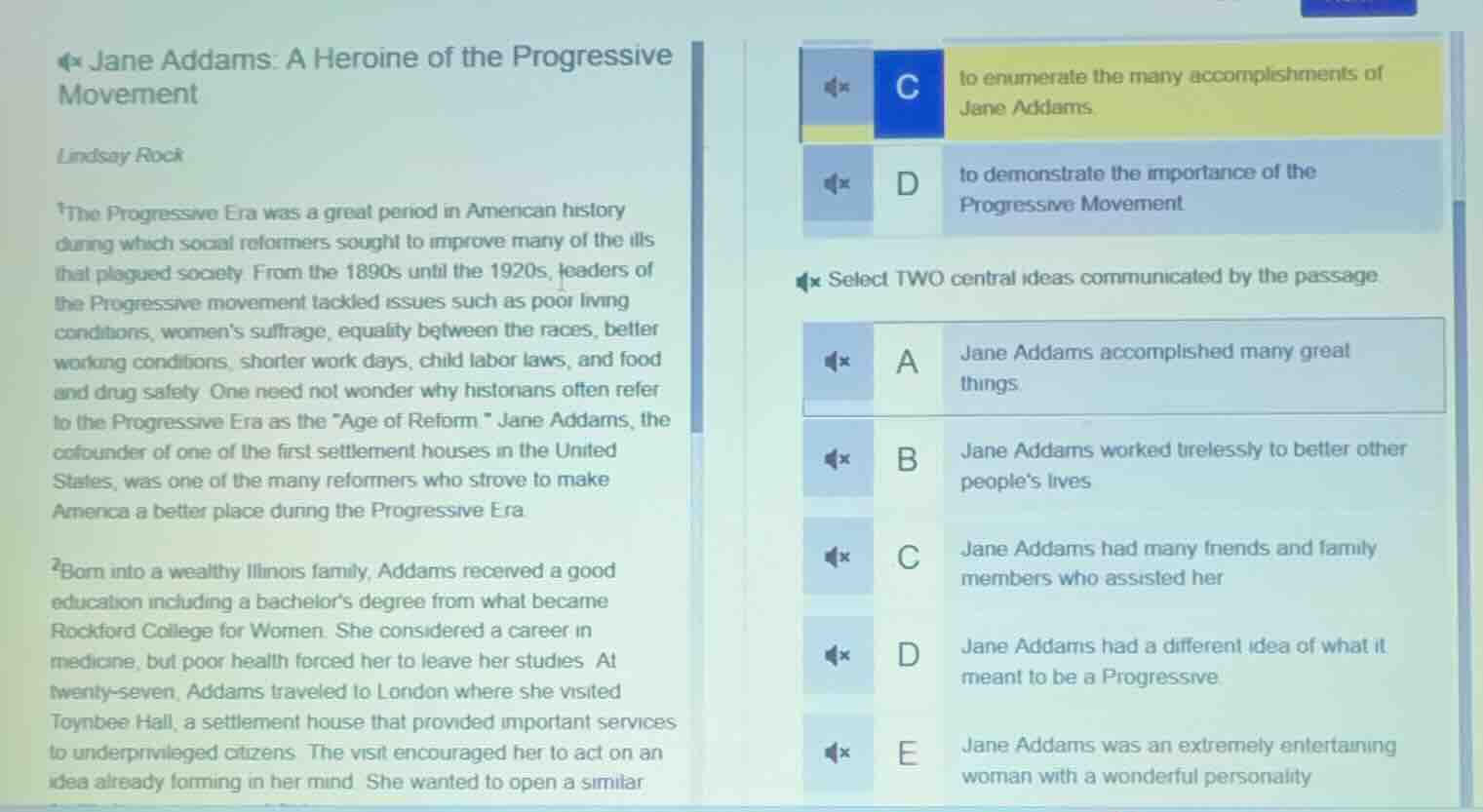 jane addams: a heroine of the progressive movement lindsay rock 1 the p…