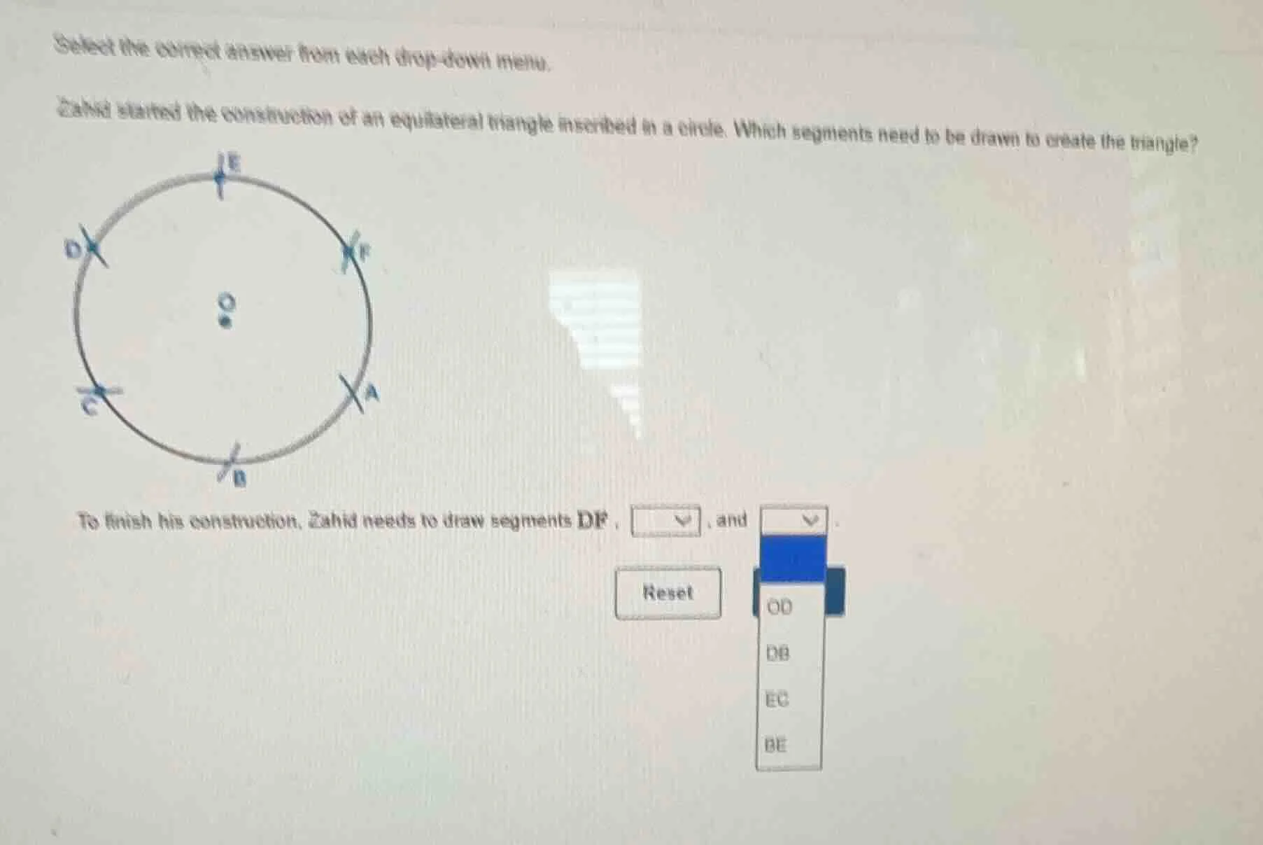 select the correct answer from each drop - down menu. zahid started the…