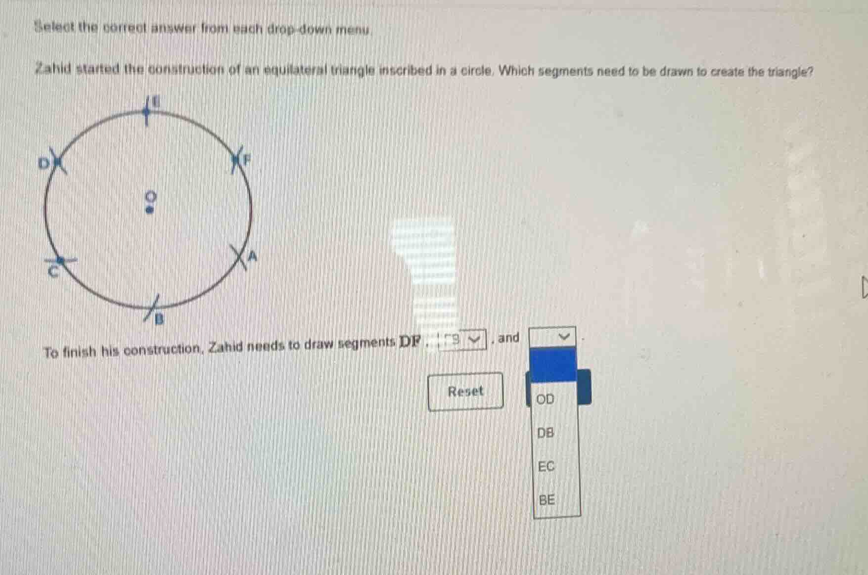 select the correct answer from each drop - down menu. zahid started the…