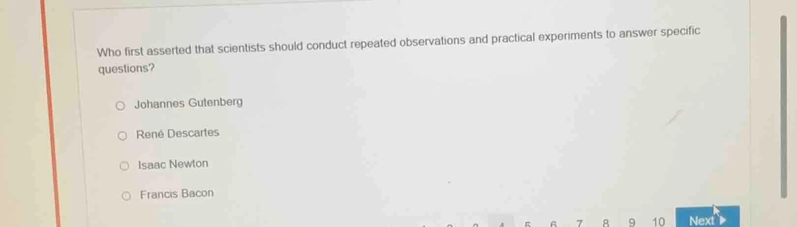 who first asserted that scientists should conduct repeated observations…
