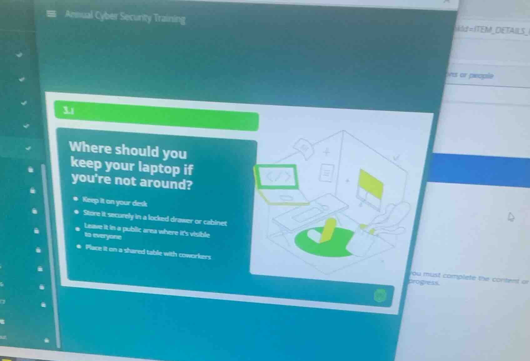 3.1 where should you keep your laptop if youre not around? - keep it on…