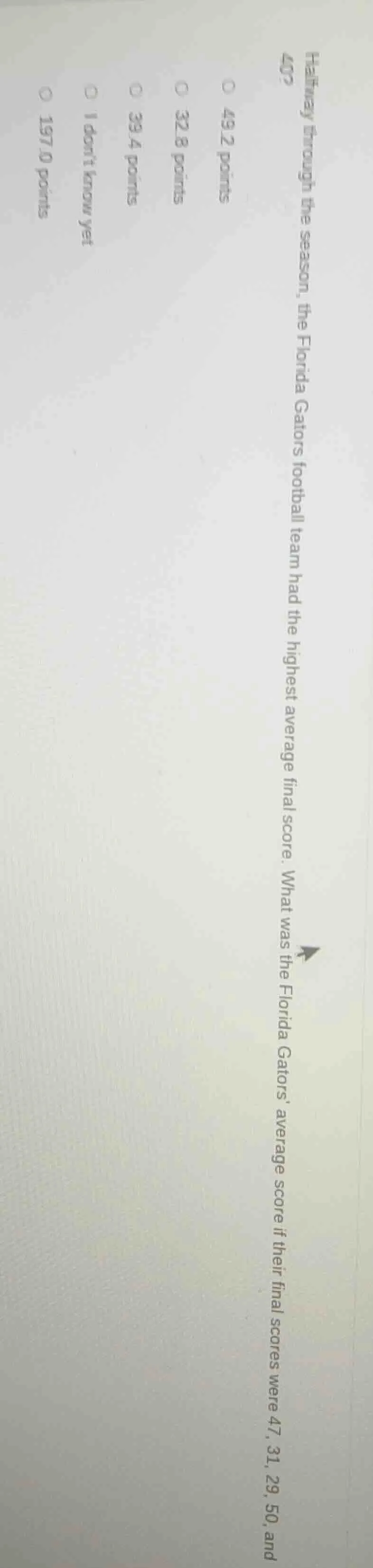 halfway through the season, the florida gators football team had the hi…