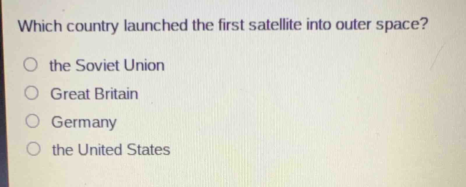 which country launched the first satellite into outer space? the soviet…