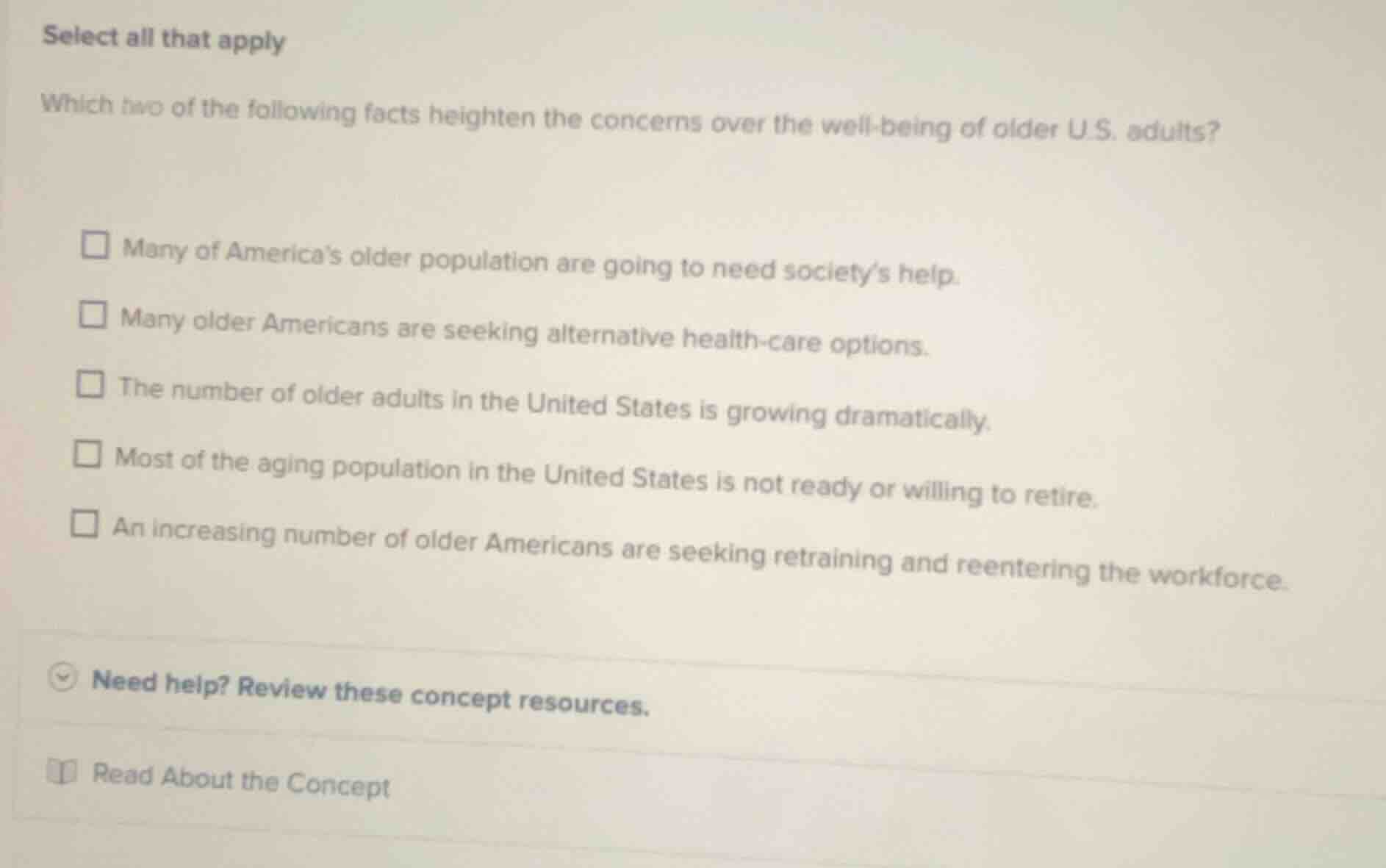 select all that apply which two of the following facts heighten the con…