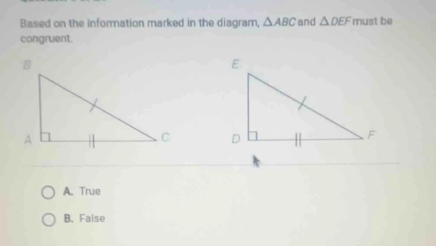 based on the information marked in the diagram, $\\triangle abc$ and $\…