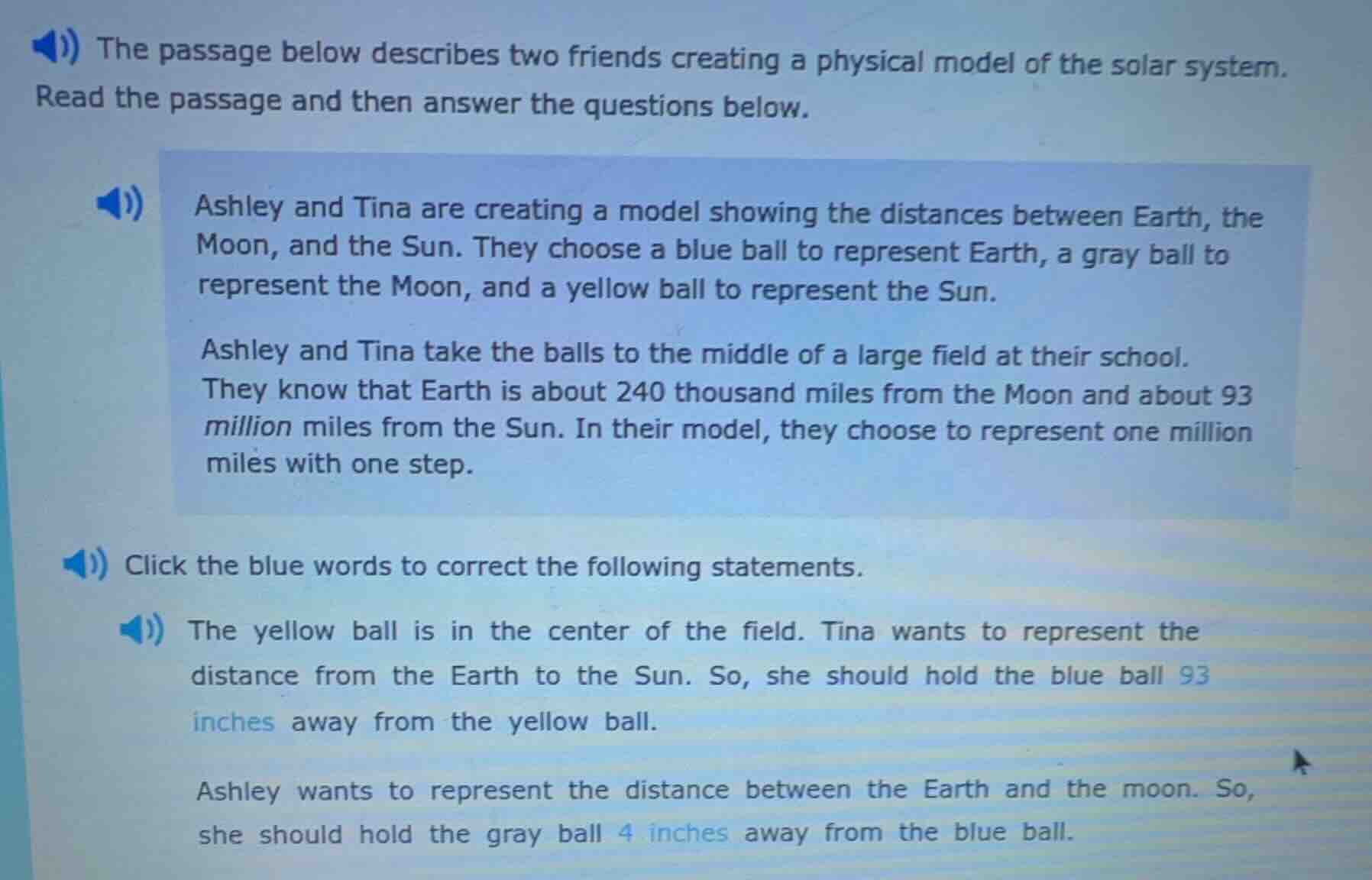 the passage below describes two friends creating a physical model of th…