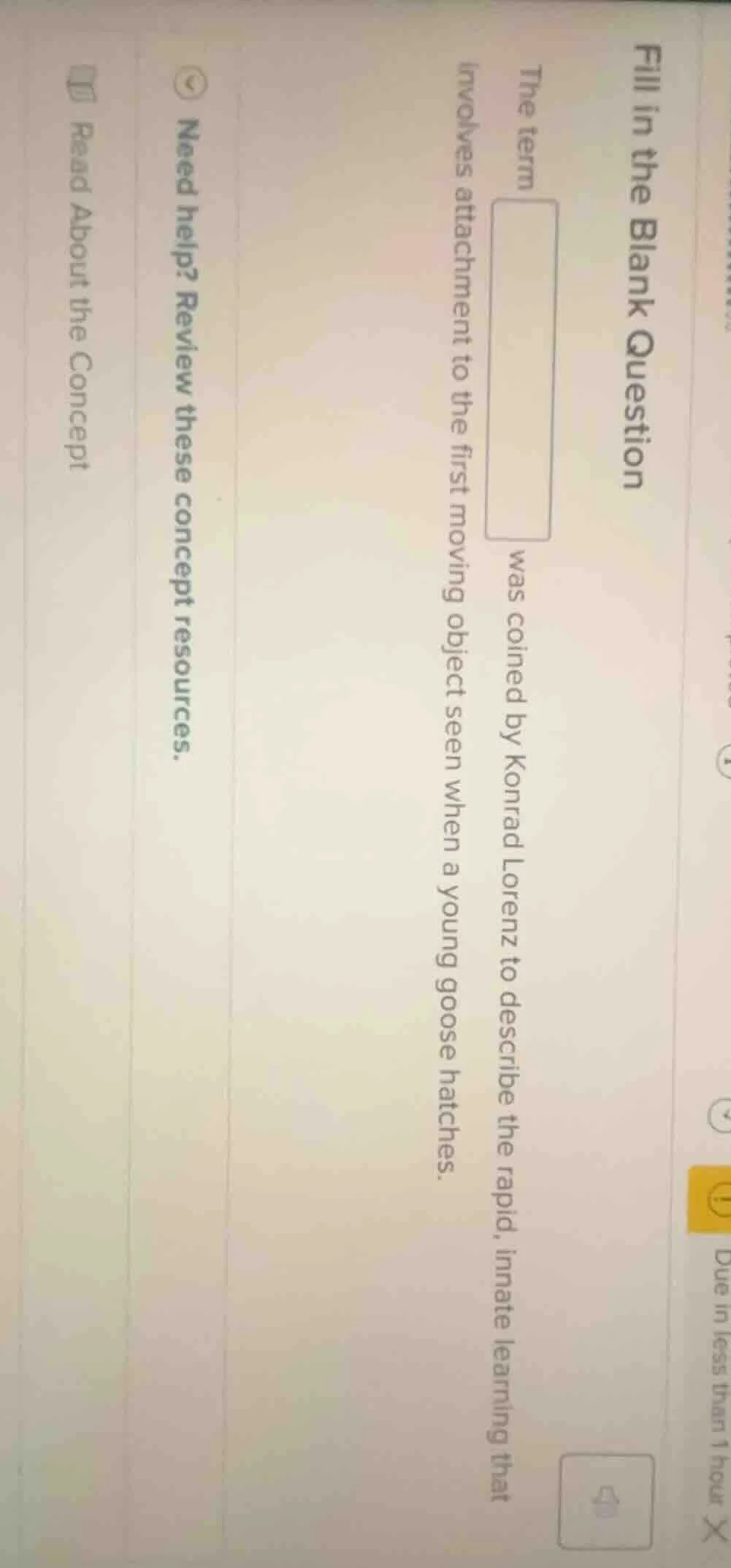 fill in the blank question the term \boxed{} was coined by konrad loren…